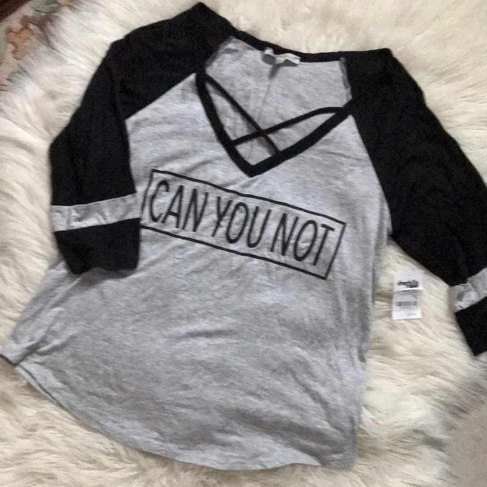 “CAN YOU NOT” 3/4 SLEEVE